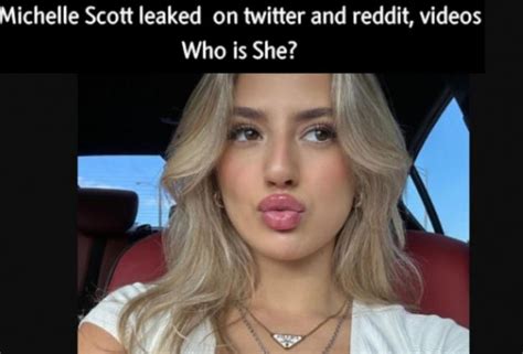 michelle scott of leaks|michellescotttt